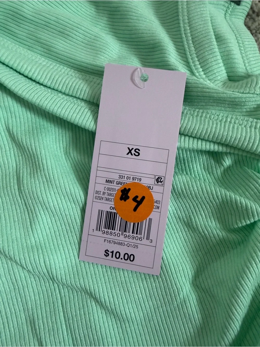 Target Wild Fable Mint Green Ribbed Shell Tank Top - Picture 4 of 4